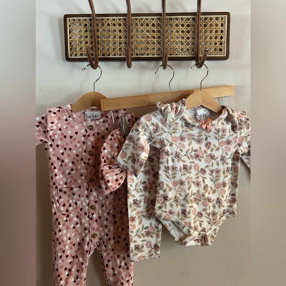 Nicole miller 2 piece set & onesie NWOT